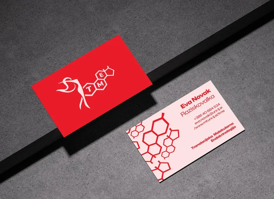Translational Molecular Endocrinology: Visual identity for a research group focusing on women's hormone-dependent diseases.